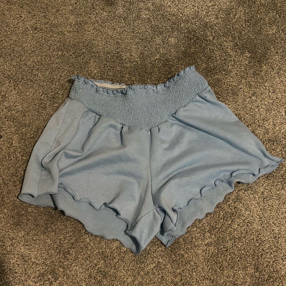 Altar’d State Intimates light blue flowy shorts